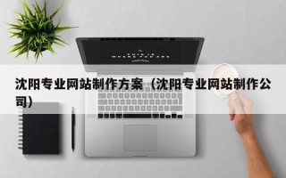 神农架沈阳专业网站制作方案（沈阳专业网站制作公司）